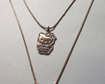Hello Kitty Necklace, Hello Kitty, Necklace by Sanrio, Sanrio