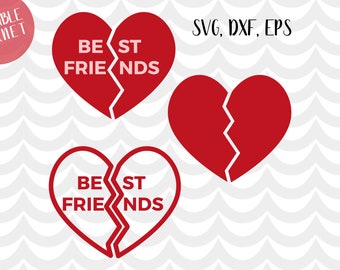 Download Broken heart svg | Etsy