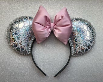 Disney The Little Mermaid Rainbow Metallic Mickey Ears