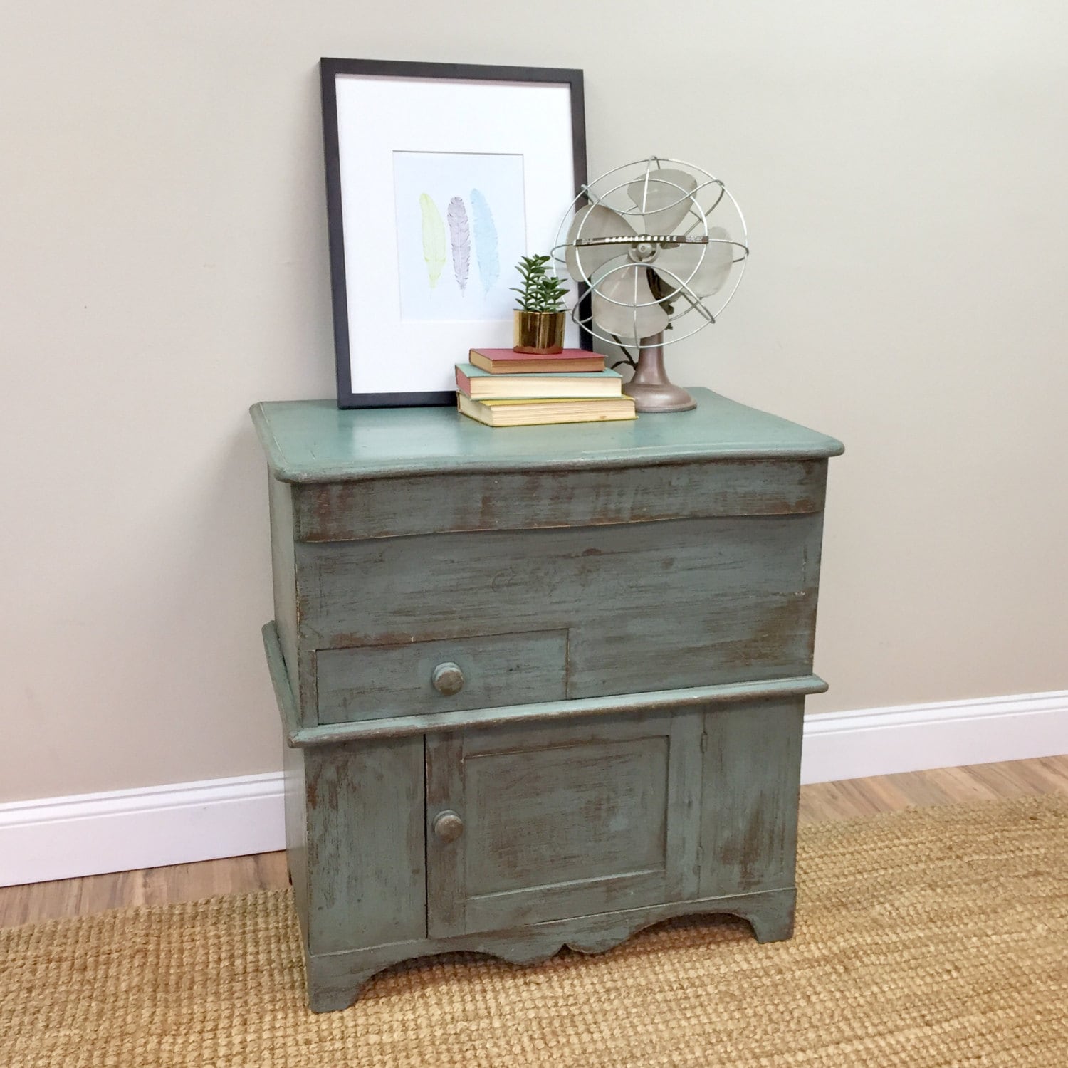 Antique Storage Cabinet - Primitive Cabinet - Bathroom Cupboard Antique Storage Cabinet - Primitive Cabinet - Bathroom Cupboard - Farmhouse Nightstand - Side Table with Storage - Small Storage Cabinet - Antique Storage Cabinet - Primitive Cabinet - Bathroom Cupboard