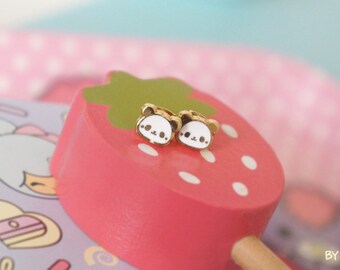 Panda earrings, design by Chic Kawaii, super cute