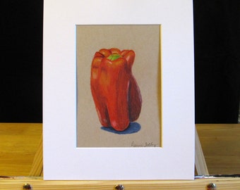 Red Bell Pepper-Pencil Drawing