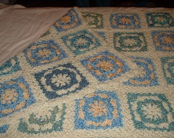 Not your average granny square afghan