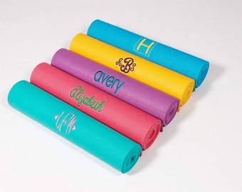Custom Embroidered Yoga Mat