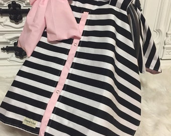 car seat cover / car seat canopy / nursing cover / carseat canopy / carseat cover / comes with big bow