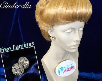 Classic Cinderella wig w/free Earrings