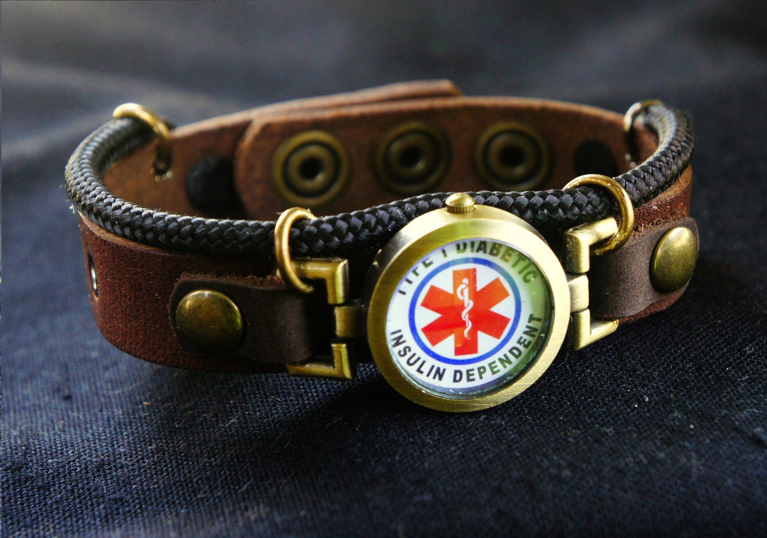 Diabetes Bracelet Insulin Dependent Bracelet Type 1 Diabetic