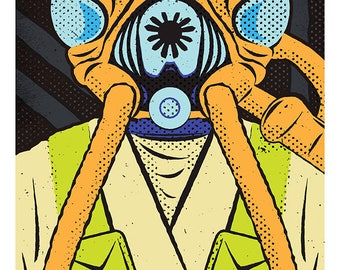 Empire Strikes Back bounty hunters: Zuckuss 11x17 print