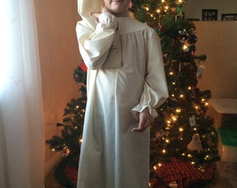 BOYS 1/2, 3/4, 5/6,7/8 Night Gown, Nightshirt Ebenezer Scrooge