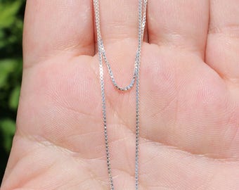 1 925 Silver with clasp 45.8 CM chain. AAV