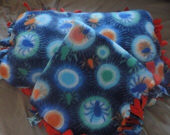 Fleece Blanket and Pillow-tied - Custom combo- Black Friday/Cyber Monday SALE!!!