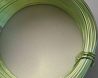 60 m Green 2mm aluminum wire