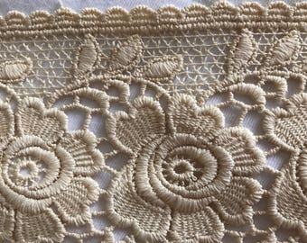 Lace between two cotton