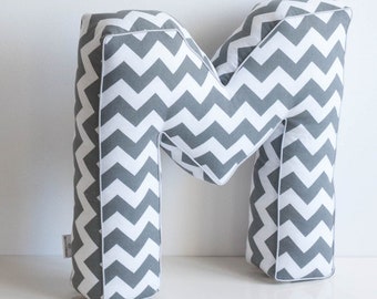 Initial pillow, Pillow letter, Personalized pillow