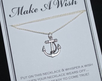 Anchor Nautical Wish Necklace - Buy 3 Items, Get 1 Free