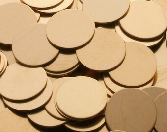 Bronze Discs - 22 Gauge, stamping blanks, metal blanks, stamping discs, stamping disks, rounds, Bopper, hand stamping blanks, Bopper