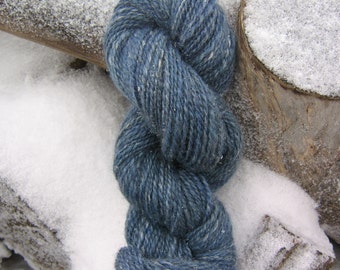 Handspun Yarn, Wool, cashmere, silk, firestar , 'Shining Water'