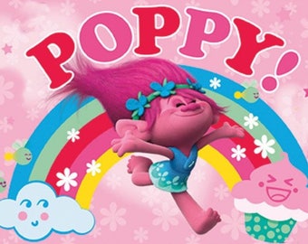 Trolls Poppy Edible Party Cake Image Topper Frosting Icing Sheet