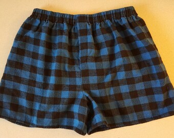Men's Flannel Boxer Shorts