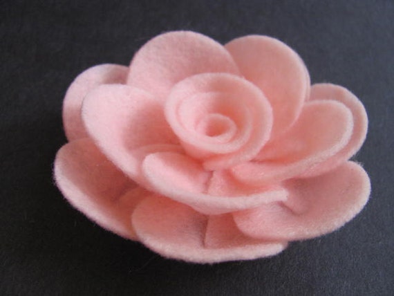 Download Felt Rose Pattern PENNY ROSE No Sew Felt Flower Tutorial