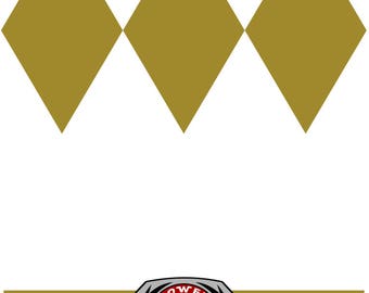 Make Your Own Power Ranger Shirt - svg, pdf, png. dxf file