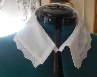 Victorian Civil War Nineteenth Century Reproduction Collar For Daydress, New