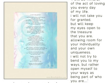 bridal gift, wedding gift, marriage vows, valentine