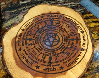 Large Cedar Wheel of the Year