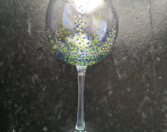 Custom goblet wine glasses (4 per order)