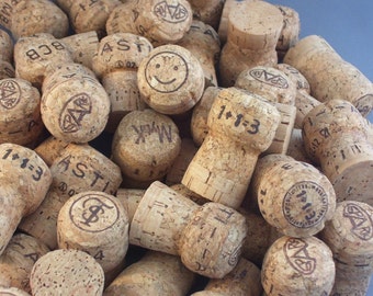 50 Assorted Champagne Corks -- Reclaimed Corks