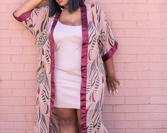 Vintage Kimono Sheer Duster