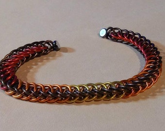 Autumn Colors Chainmaille Bracelet