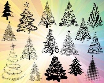 Christmas Tree Mandala svg. Christmas Tree vector clipart.