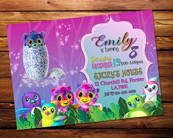 Hatchimals toppers | Etsy