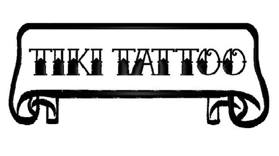 Tattoo Name Patch extra large size 11 inches