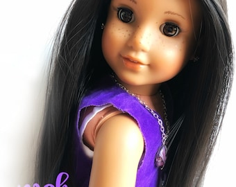 EXAMPLE Dark-Haired Beauty OOAK Custom Doll - Made to Order