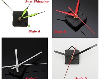 DIY Quartz Wall Clock Movement Mechanism 4 Styles USA SELLER with Fast Shipping