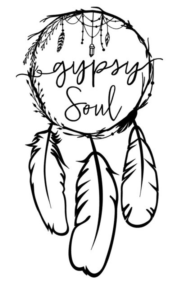 Download Gypsy Soul Dream Catcher - shirt logo - SVG - PNG - SSV3 ...