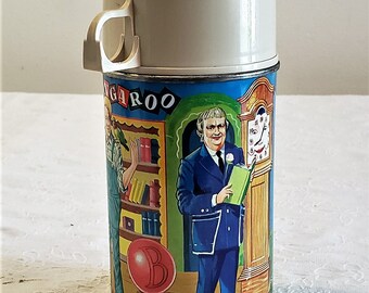 Vintage 1964 Captain Kangaroo Lunch Box Thermos