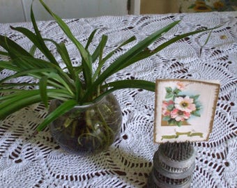 Vintage Metal Flower Frogs (4)