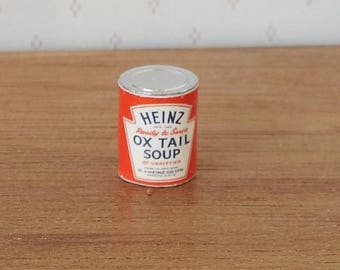 Dolls House Miniature Tin of Heinz Oxtail Soup