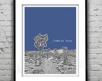 Joshua Tree Poster Art Print version 1