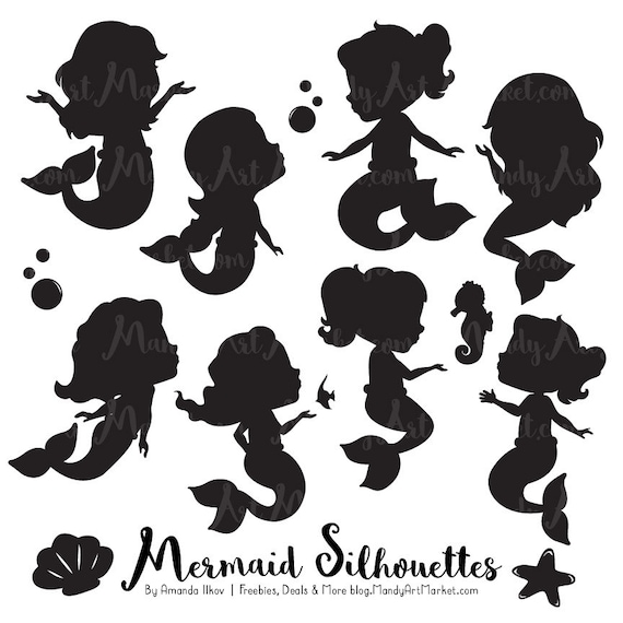 Free Free 174 Silhouette Svg Mermaid Clipart SVG PNG EPS DXF File