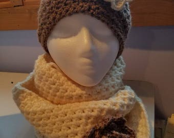 Crochet Hat and Cowl