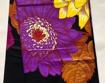 African Print Fabric/ Ankara - Black 7.0 "Epic Blooms", YARD or WHOLESALE