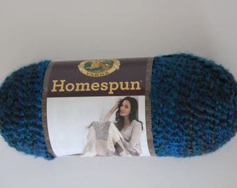 Lion Brand Yarns, Homespun, Color: Lagoon