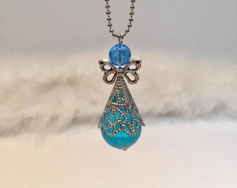 Necklace Pearl blue ORIGINAL Angel doll