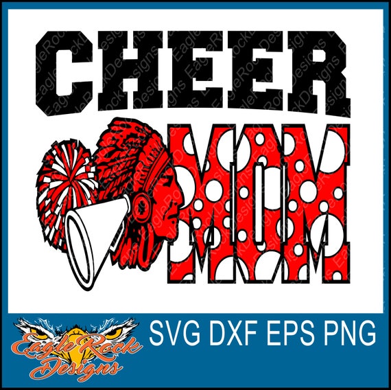 Raiders Cheer Mom SVG DXF EPS Cut File Cheerleader