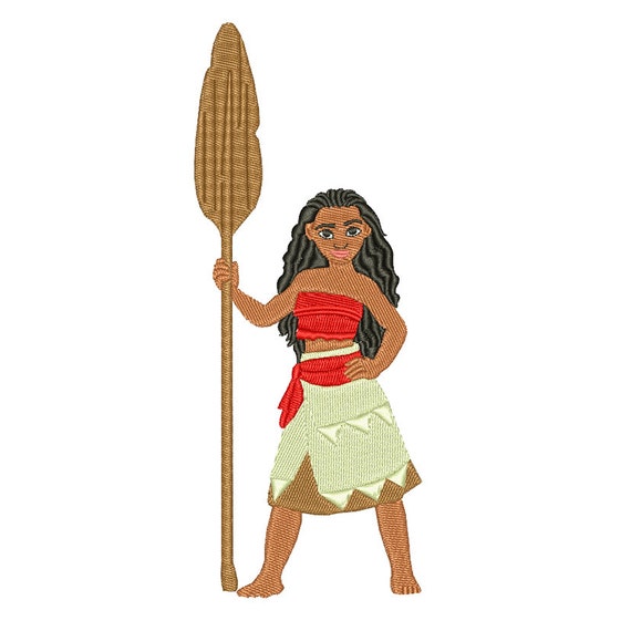 Moana Embroidery design Character Machine embroidery