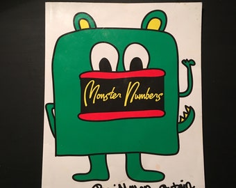 Monster Numbers Coloring Book